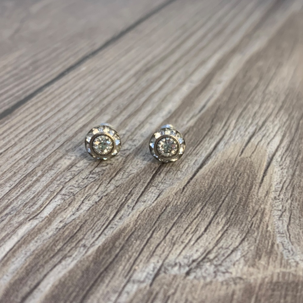 Circular concentric gem studs